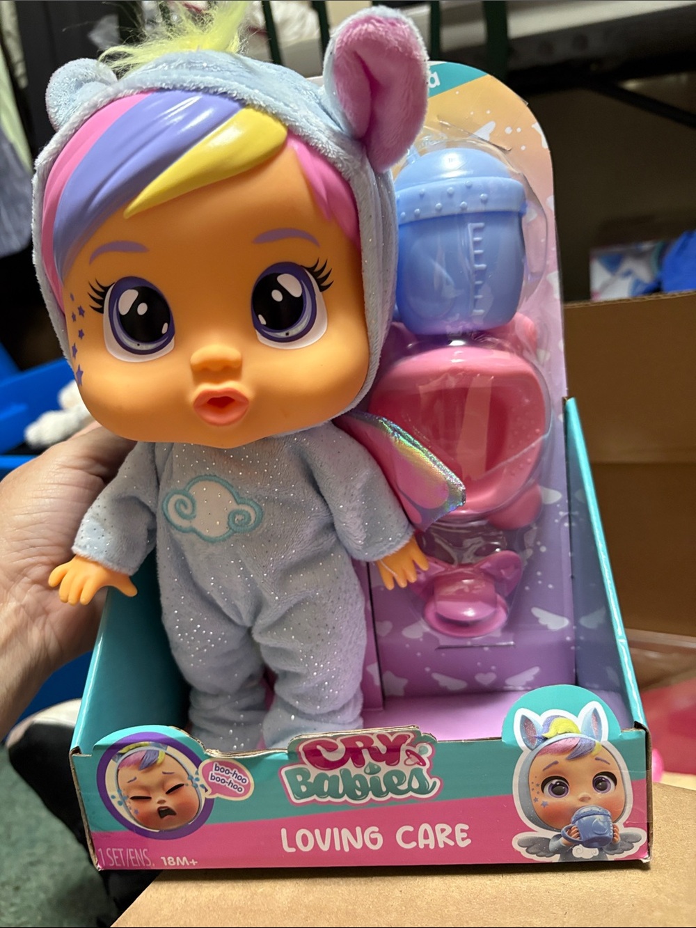 Loving Care Plush Doll - Pastel Rainbow Outfit